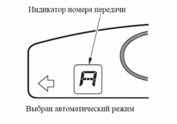 Трансмиссия i-SHIFT, Индикатор номера передачи