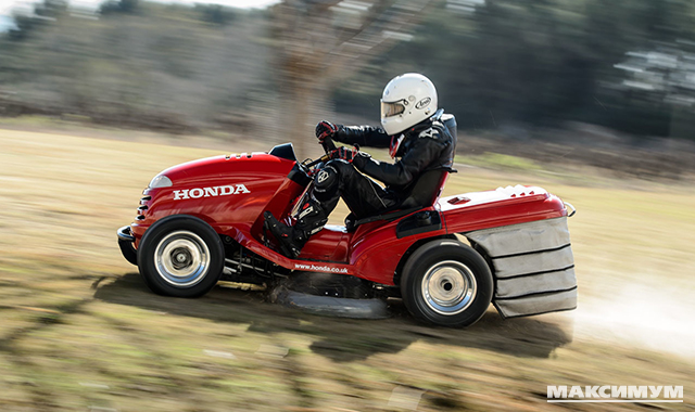 Honda 1000 cc 109 HP Mean Mower — самая быстрая газонокосилка в мире