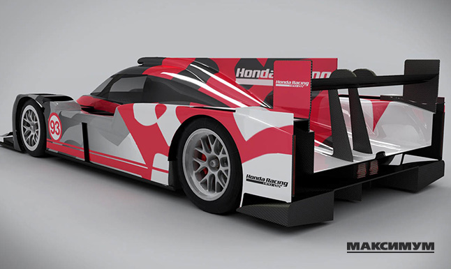Honda представляет новый гоночный болид для соревнований в классе LMP2: ARX-04b LMP2 Coupe.